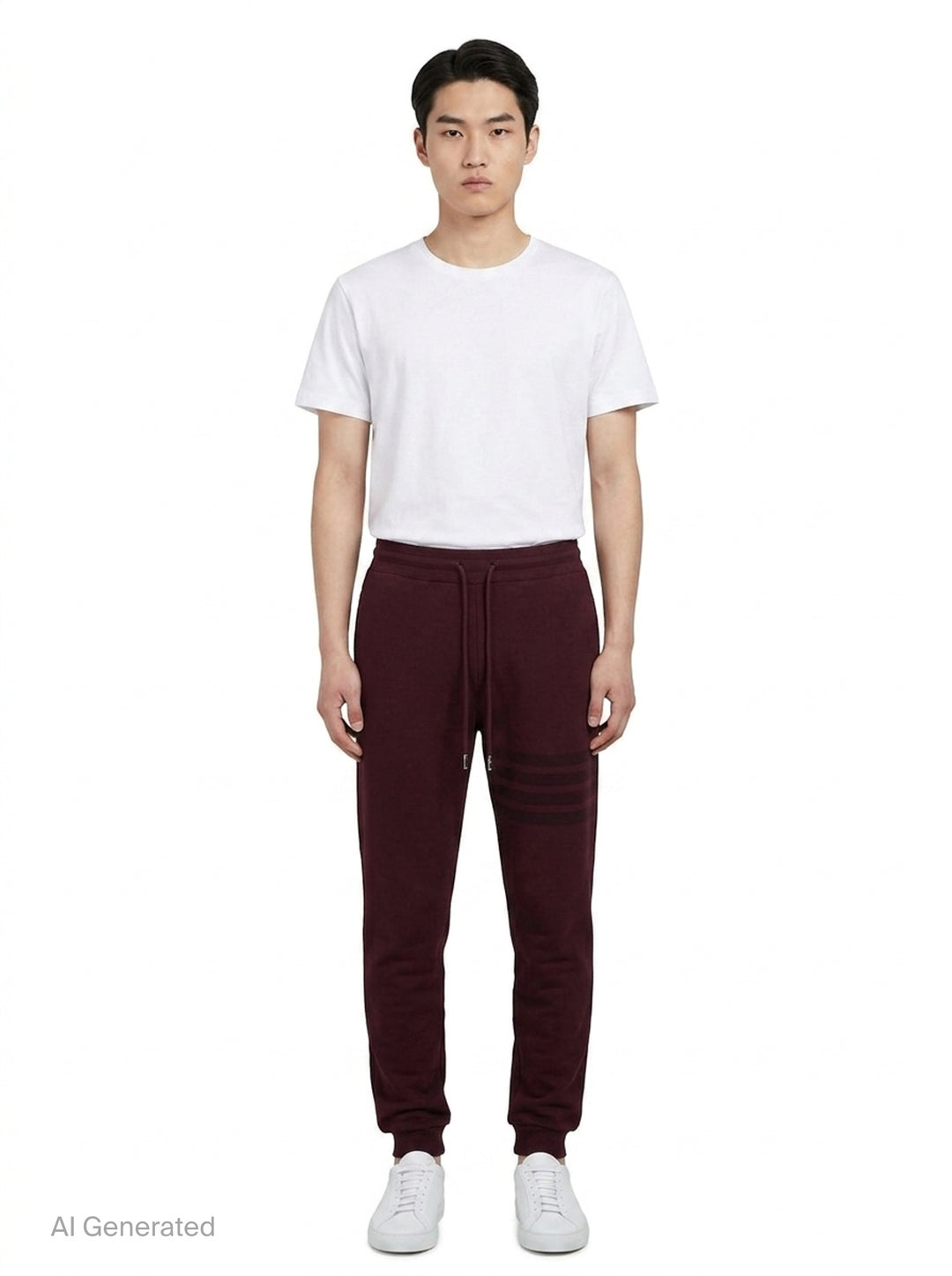 Tonal 4-Bar Sweatpants | Thom Browne | Club21 - front