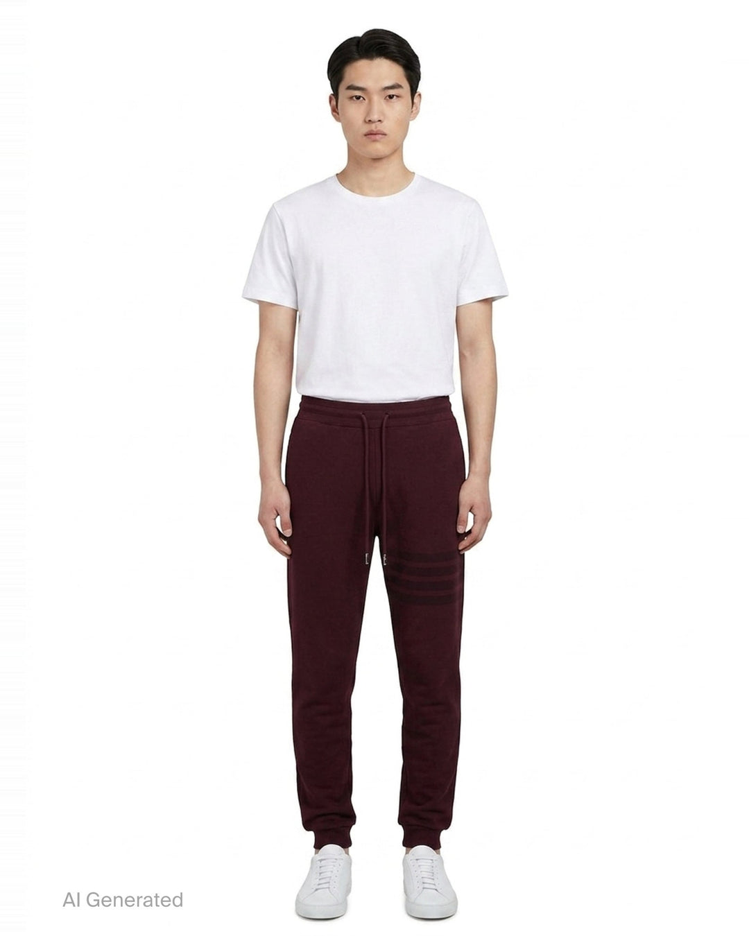 Tonal 4-Bar Sweatpants | Thom Browne | Club21 - front