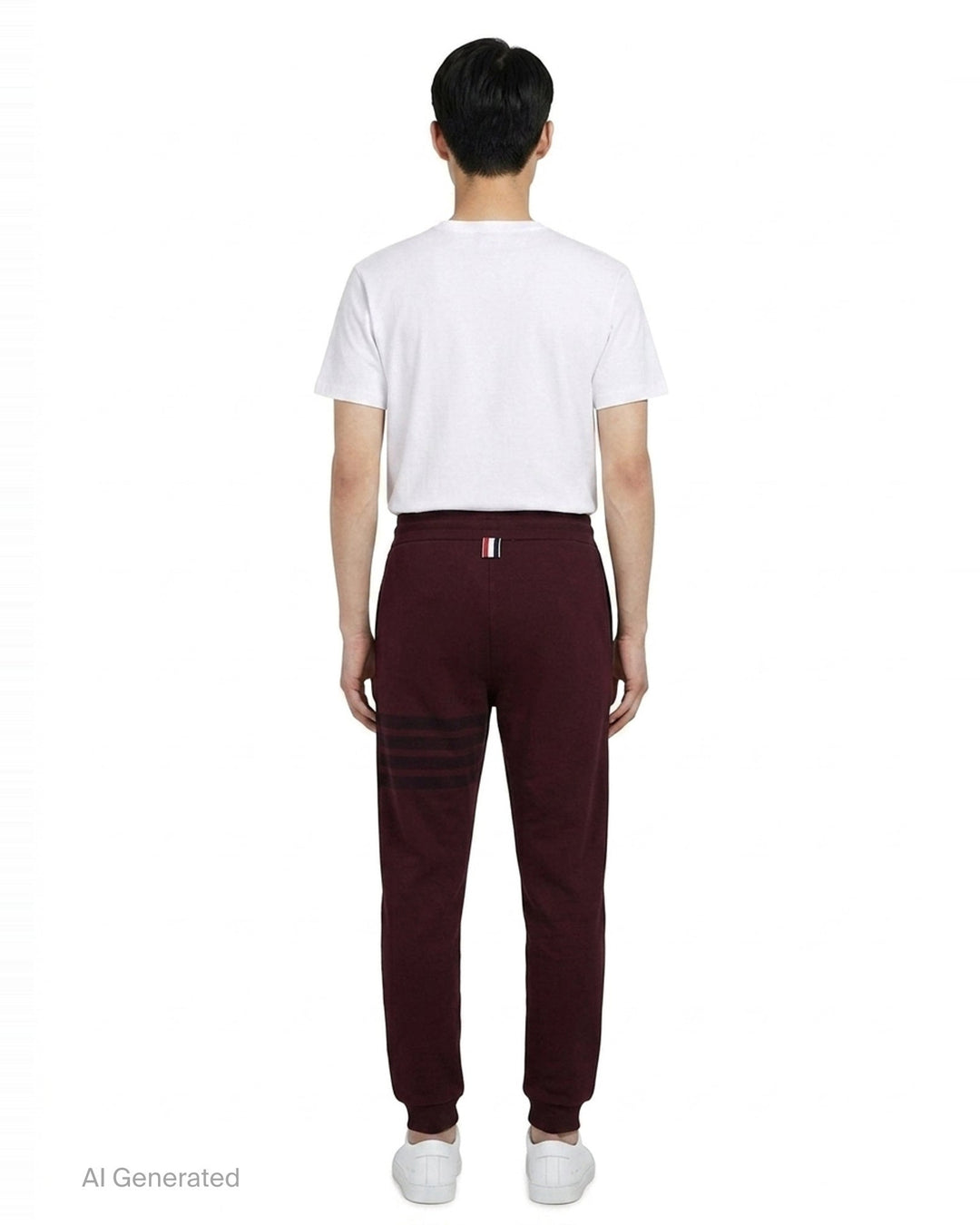 Tonal 4-Bar Sweatpants | Thom Browne | Club21 - back
