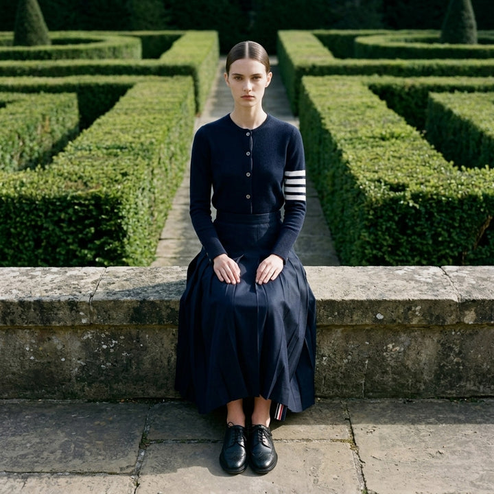 Trouser Length Pleated Skirt | Thom Browne | Club21 - lifestyle