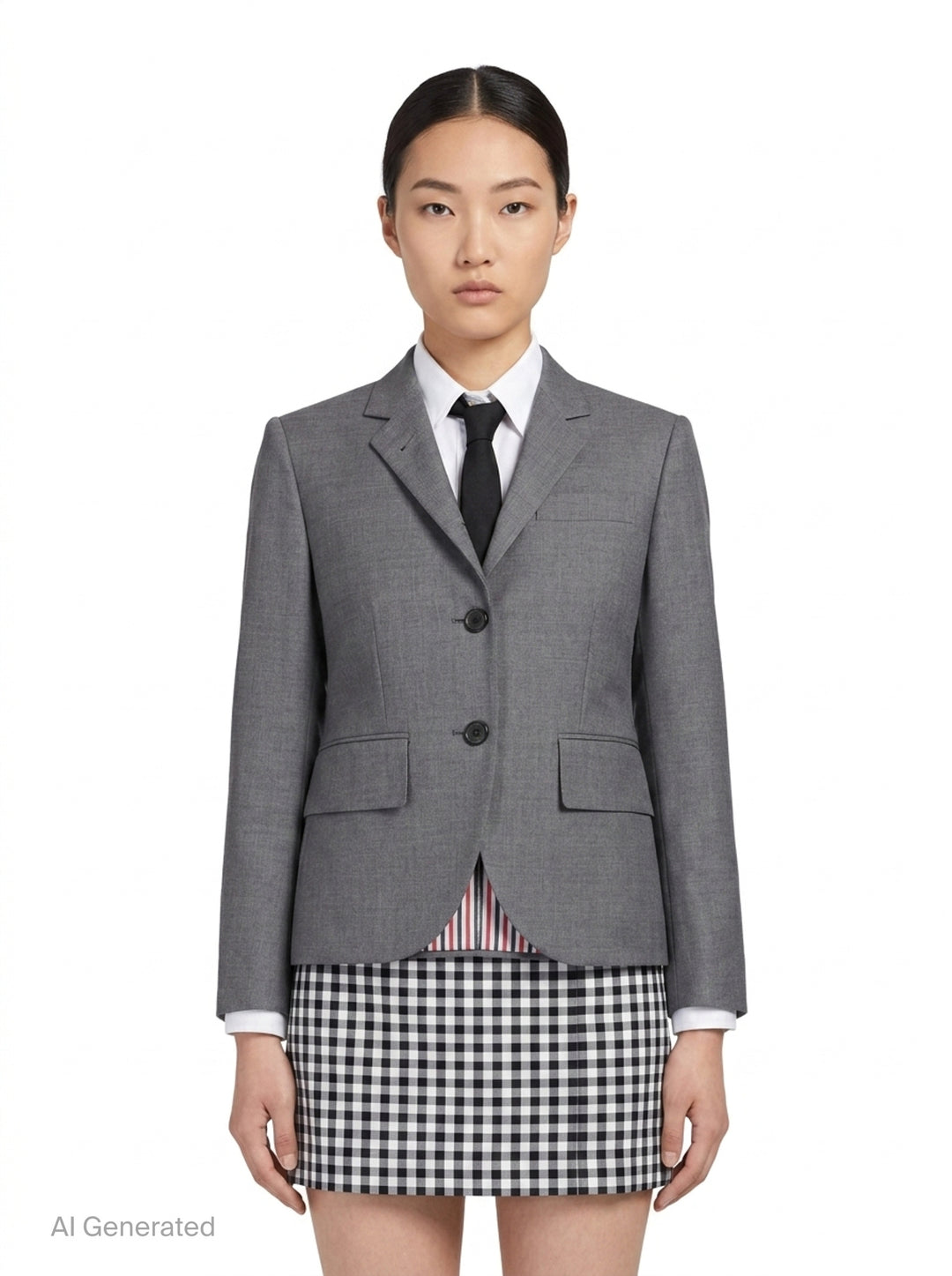 Twill High Armhole Sport Coat | Thom Browne | Club21 - front