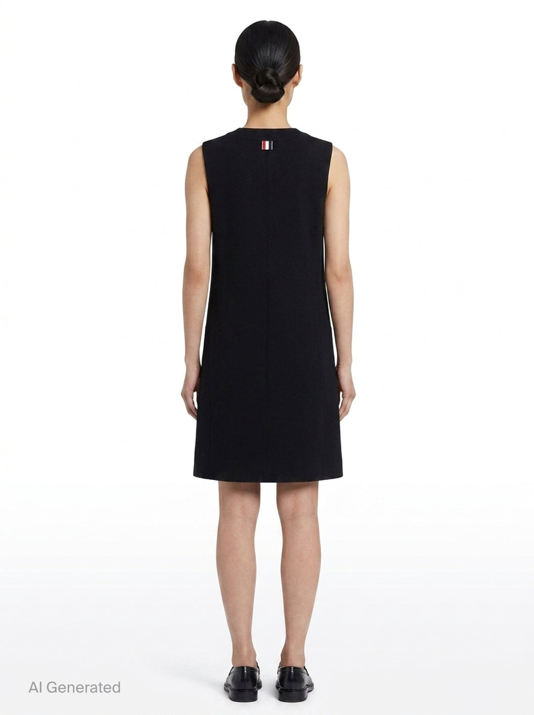 V-Neck Cardigan Dress | Thom Browne | Club21 - back