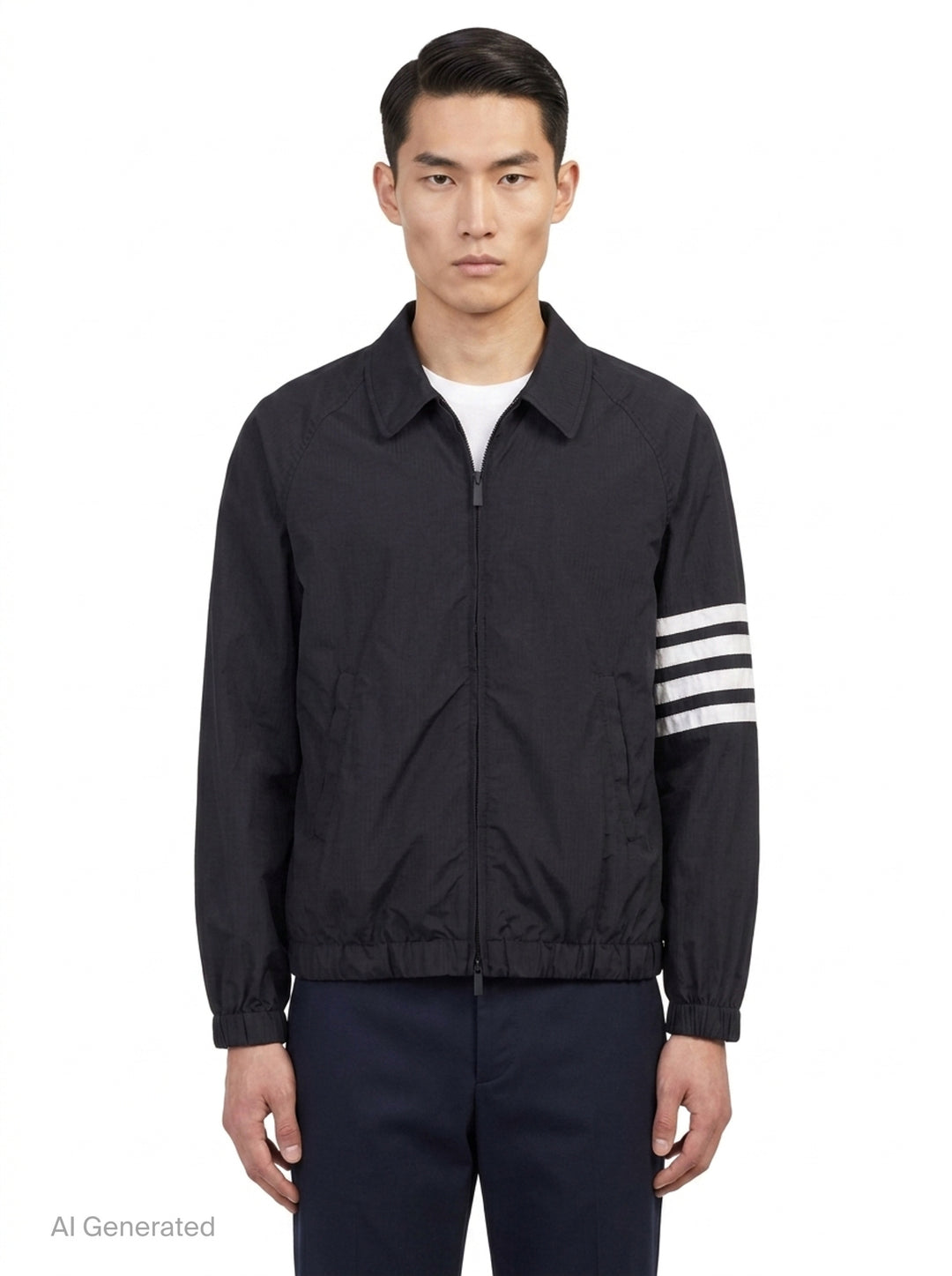 Zip Front Raglan Coach Jacket | Thom Browne | Club21 - front