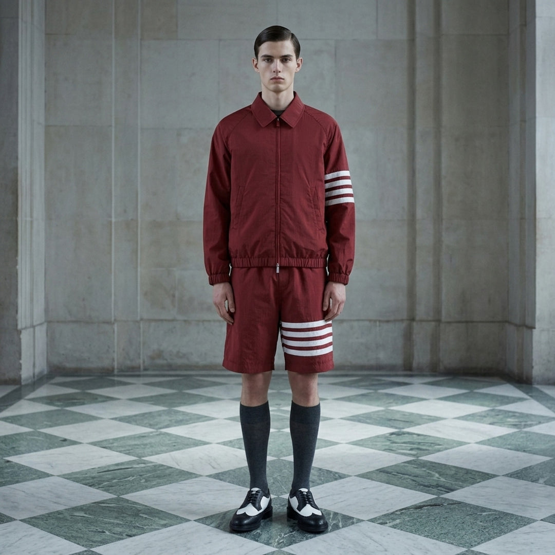 Zip Front Raglan Coach Jacket | Thom Browne | Club21 - lifestyle