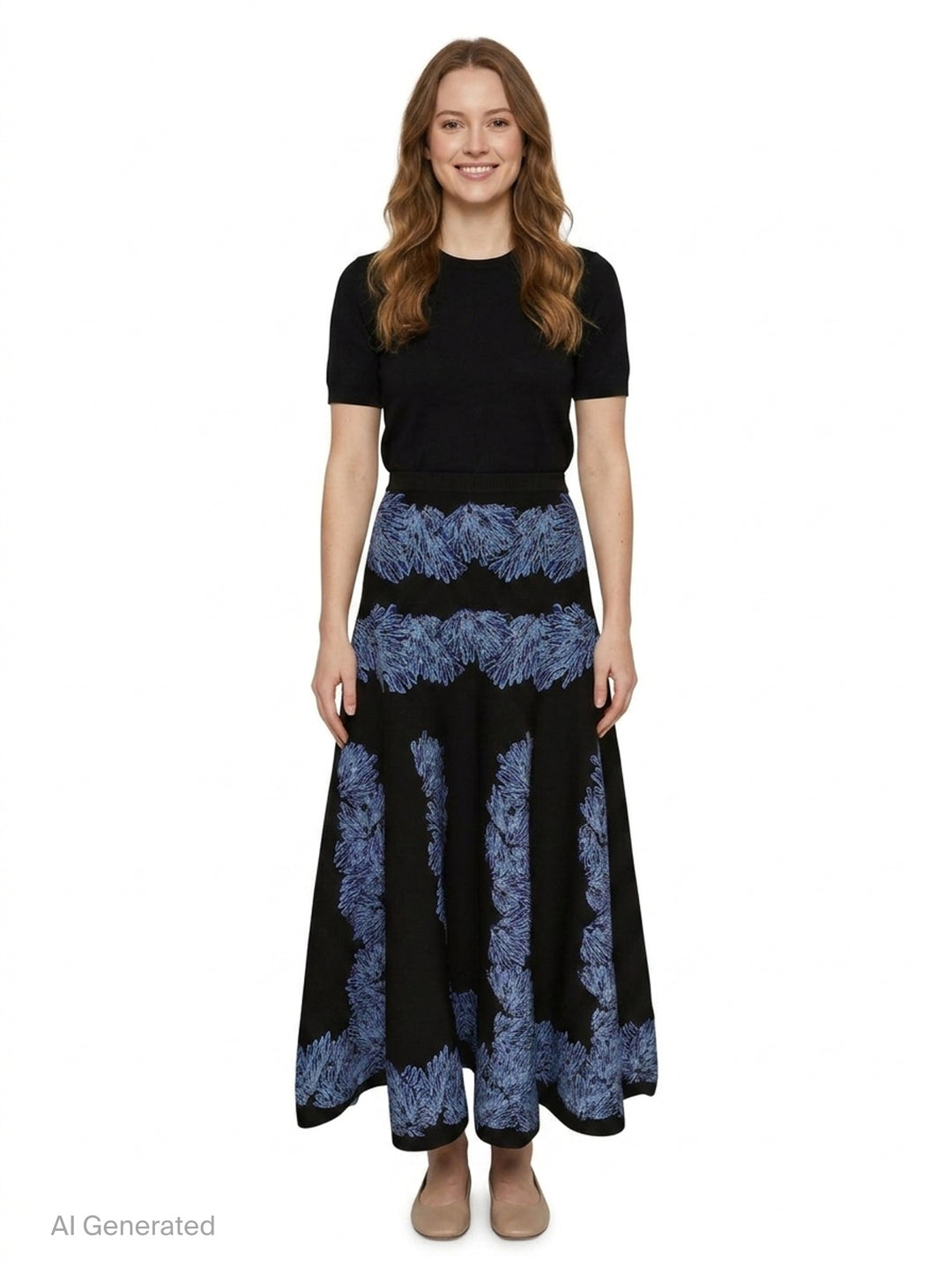 Alessia Knit Jacquard Skirt | Ulla Johnson | Club21 - front
