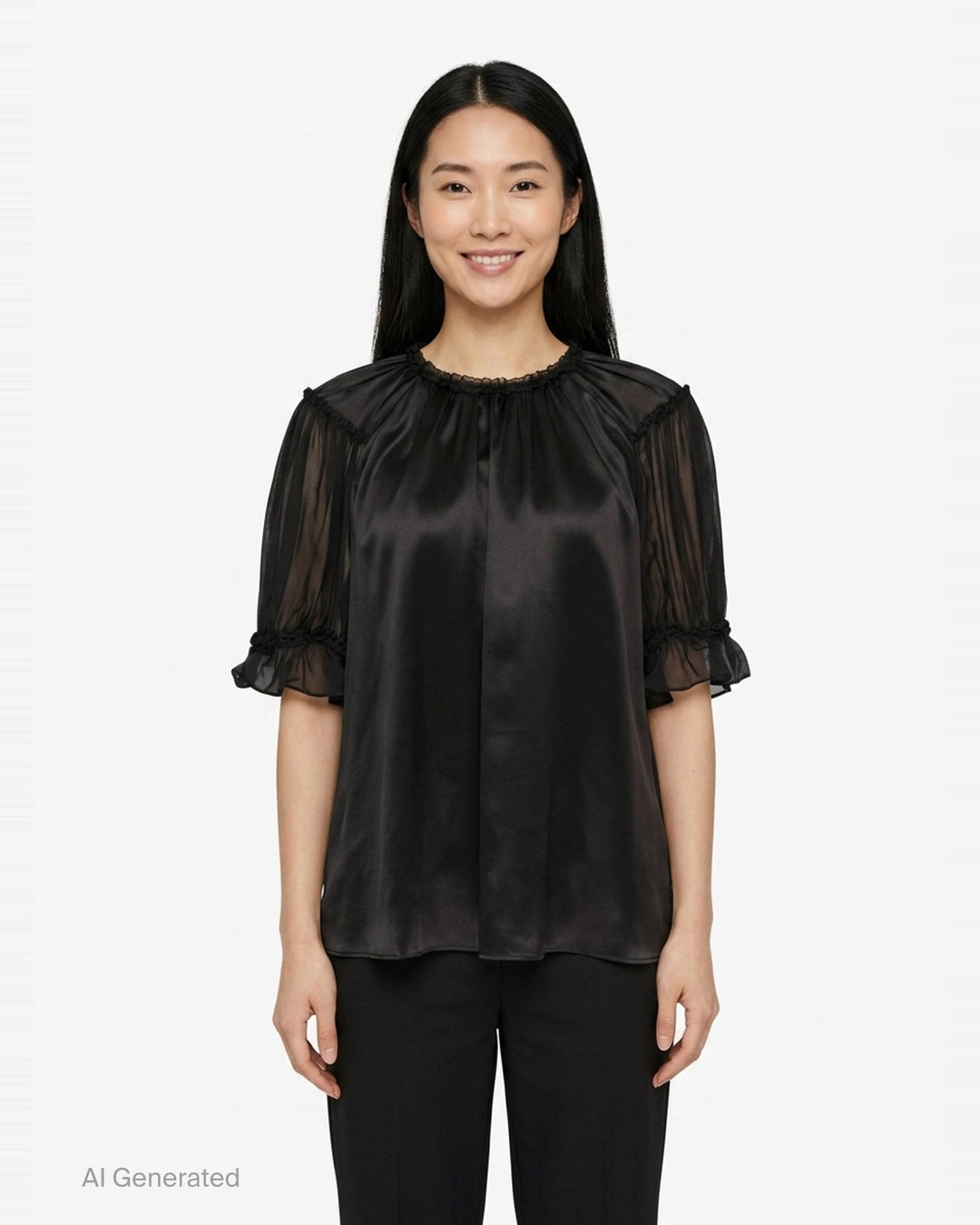 Alina Short Sleeve Silk Top | Ulla Johnson | Club21 - front