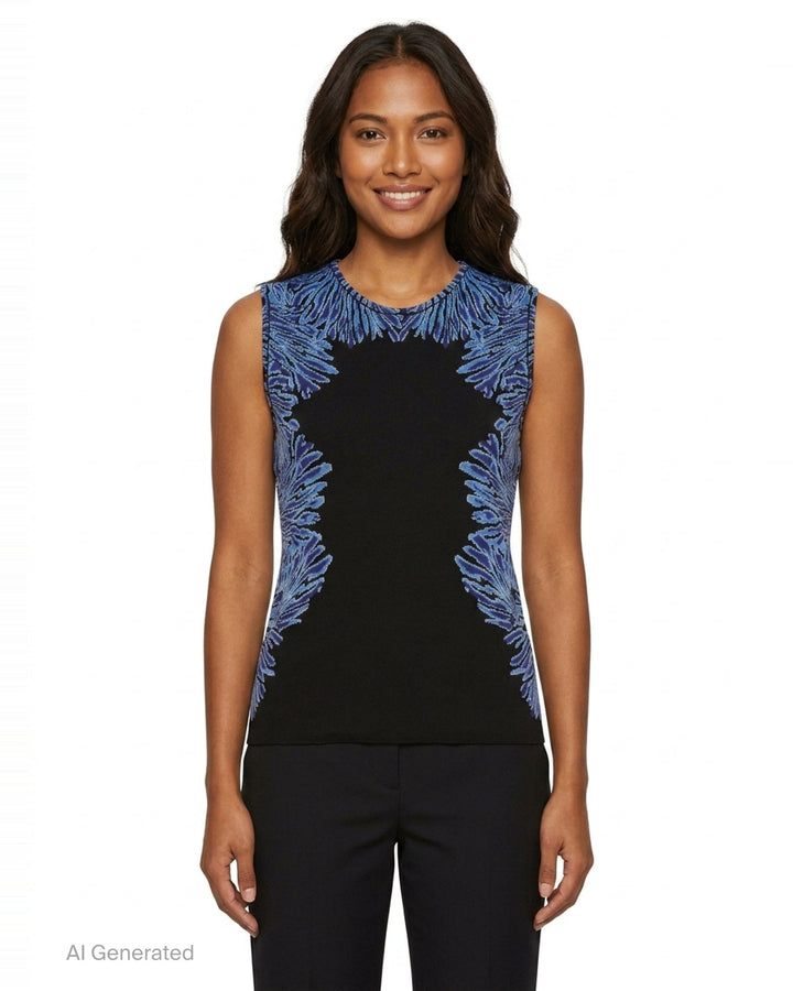 Aylin Jacquard Knit Top | Ulla Johnson | Club21 - front
