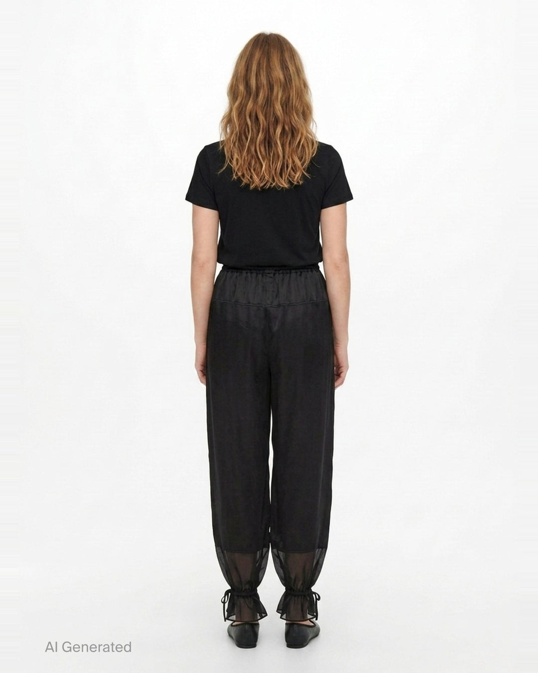 Camile Silk Cinched Pants | Ulla Johnson | Club21 - back