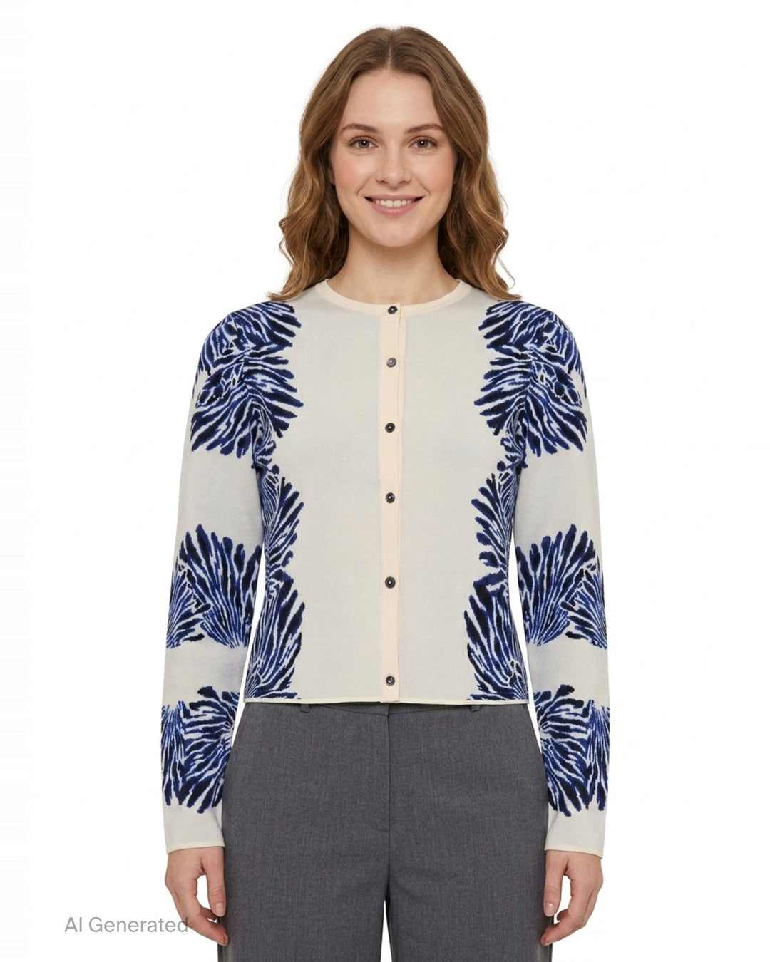 Carina Knit Jacquard Cardigan | Ulla Johnson | Club21 - front