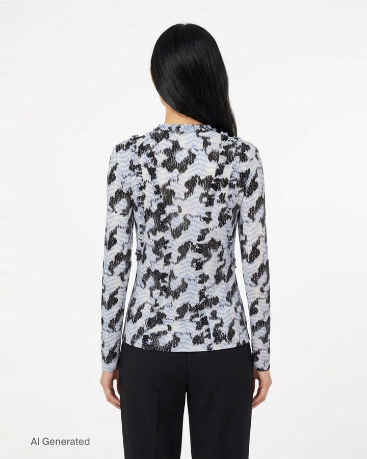 Clover Long Sleeve Jersey Top | Ulla Johnson | Club21 - back