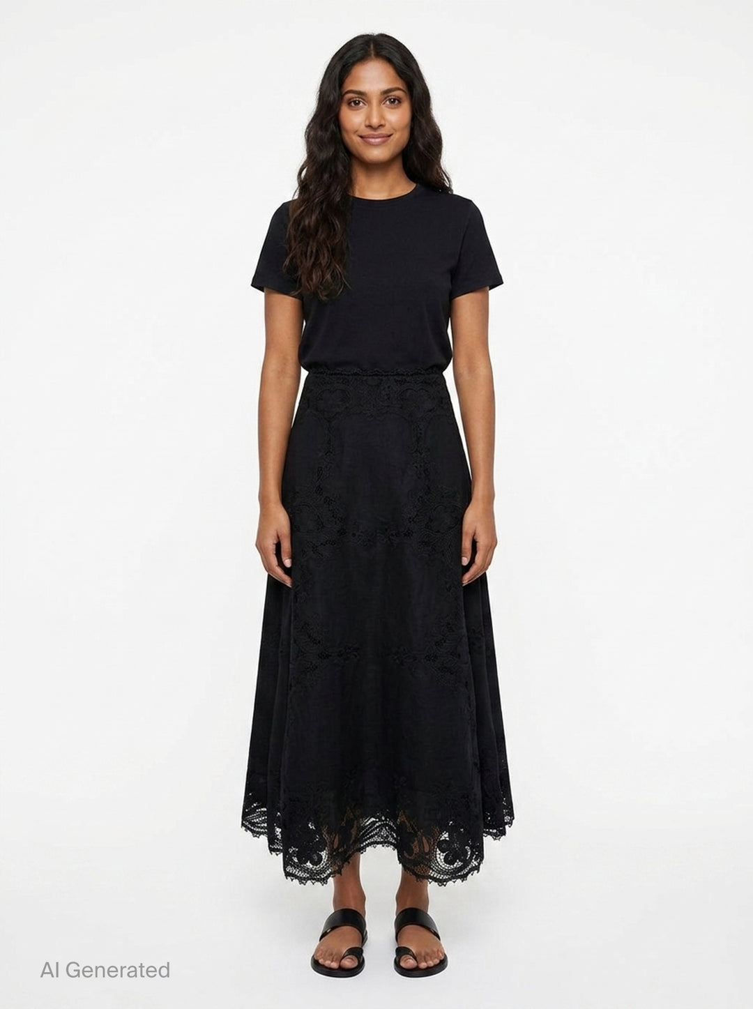 Fleur Linen Midi Skirt | Ulla Johnson | Club21 - front