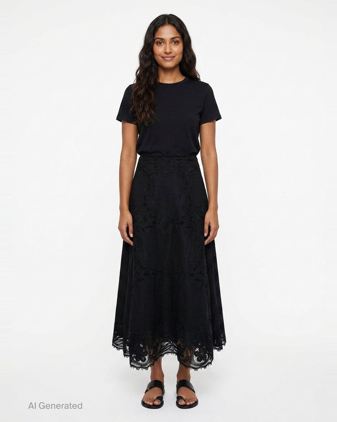 Fleur Linen Midi Skirt | Ulla Johnson | Club21 - front