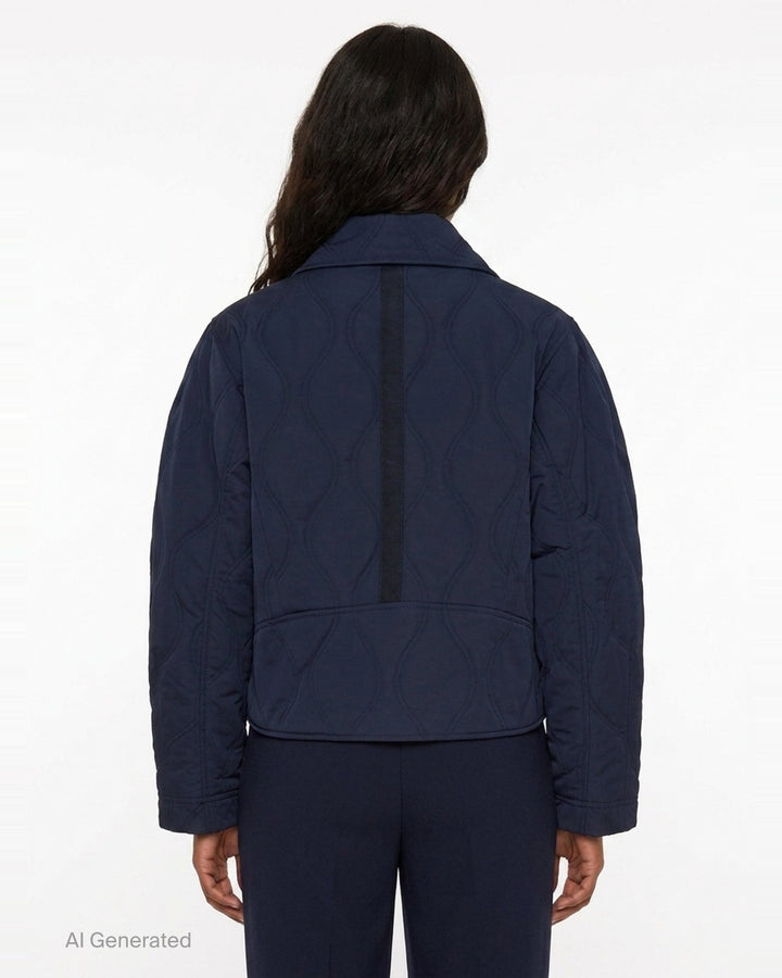 Leonie Quilted Blouson Jacket | Ulla Johnson | Club21 - back