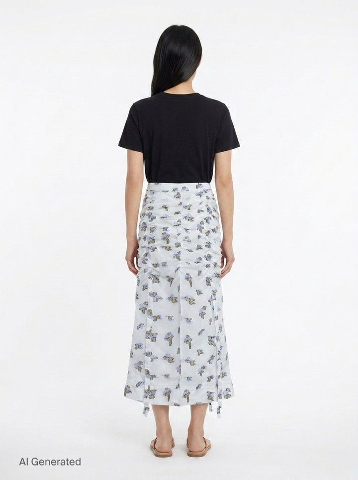 Liora Organza Midi Skirt | Ulla Johnson | Club21 - back