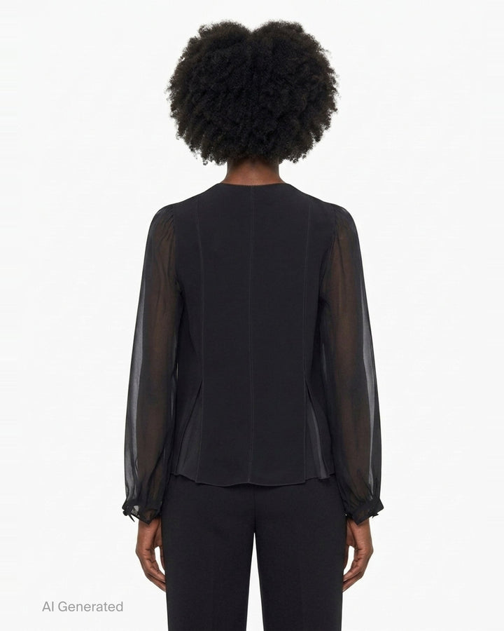 Lucette Long Sleeve Blouse | Ulla Johnson | Club21 - back