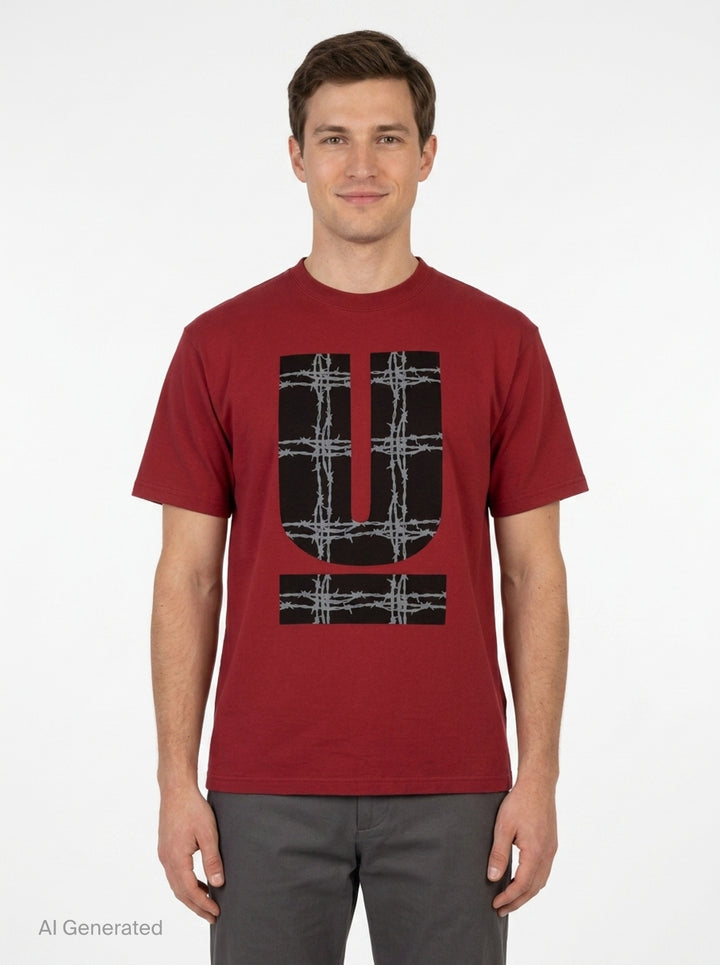 Barbed Wire U Logo Tee | Undercover | Club21 - front