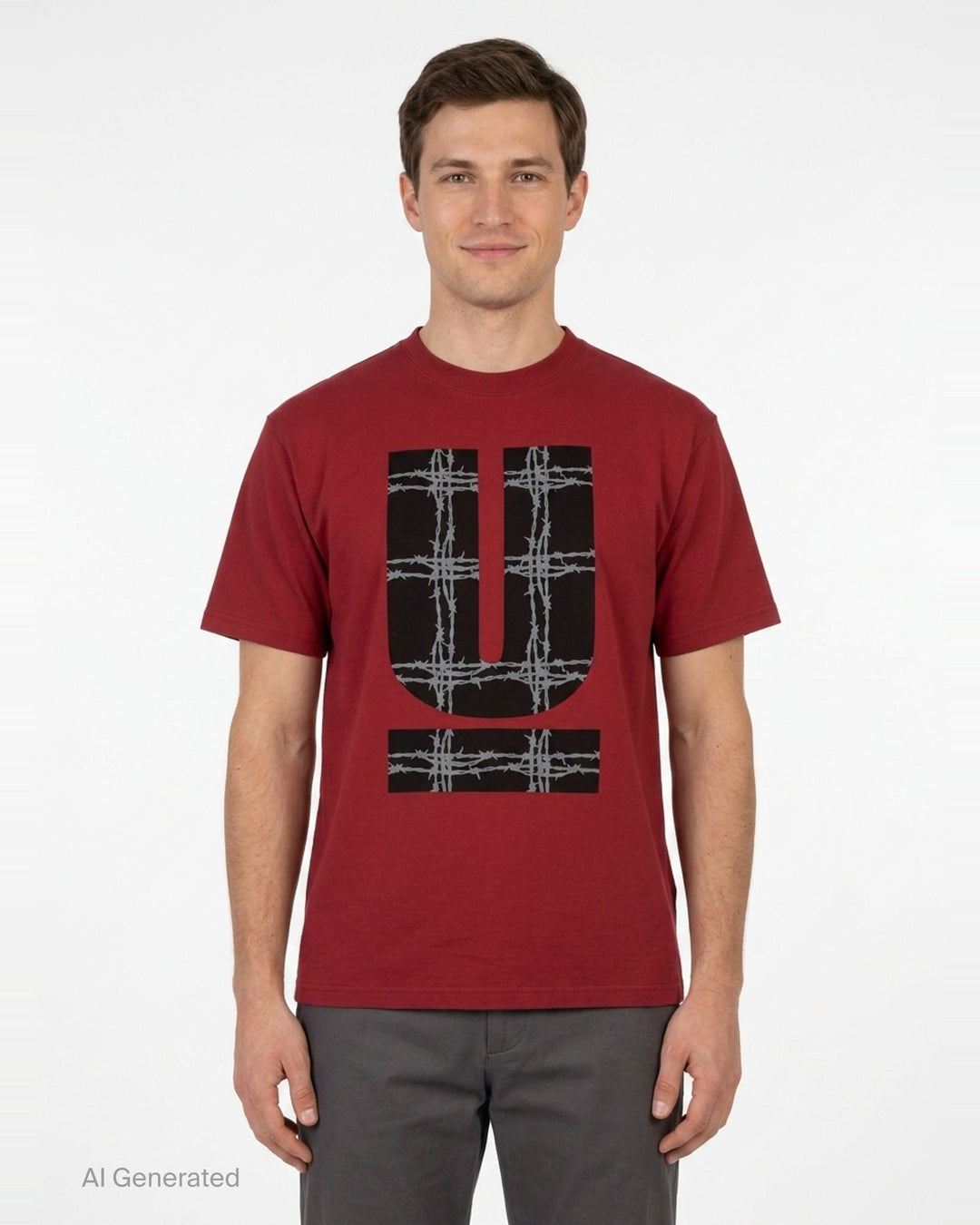 Barbed Wire U Logo Tee | Undercover | Club21 - front