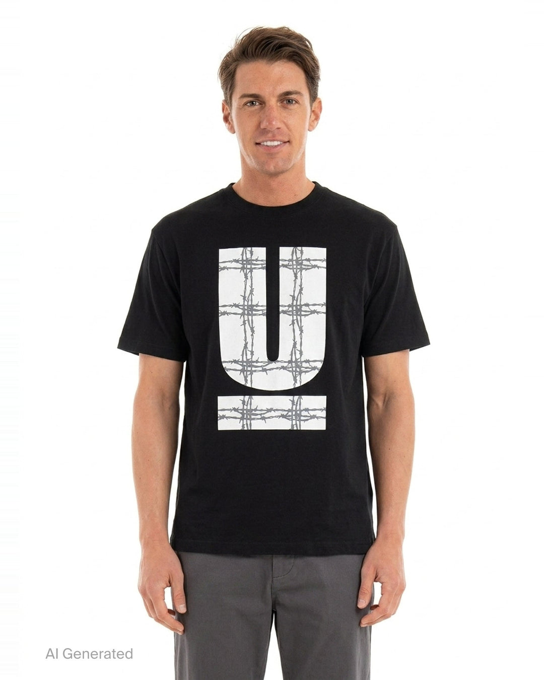 Barbed Wire U Logo Tee | Undercover | Club21 - front