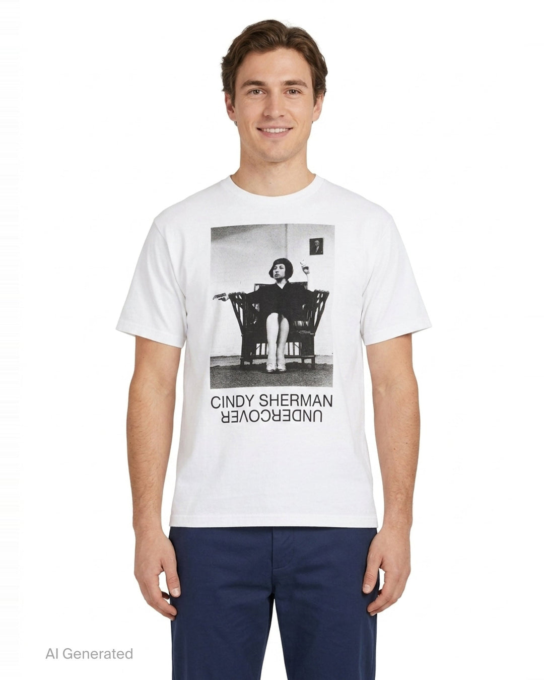 Cindy Sherman Smoking Tee | Undercover | Club21 - front