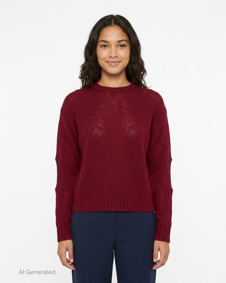 Cut Out Sleeve Knit Top | Undercover | Club21 - front