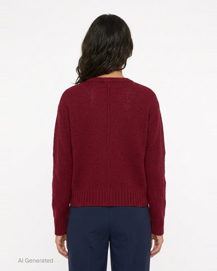 Cut Out Sleeve Knit Top | Undercover | Club21 - back