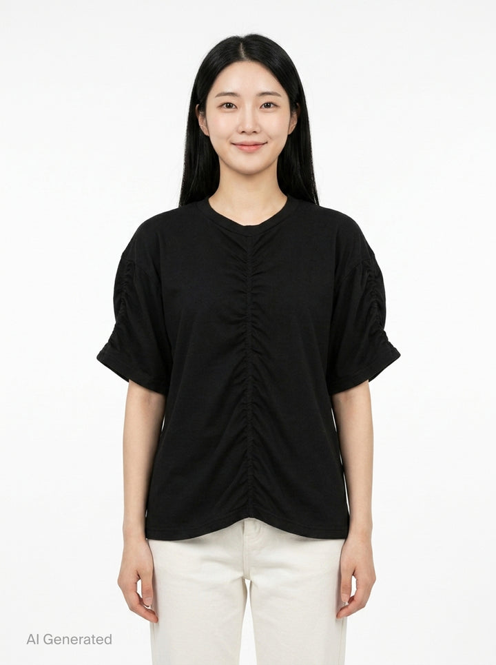 Gathered Seam Tee | Undercover | Club21 - front