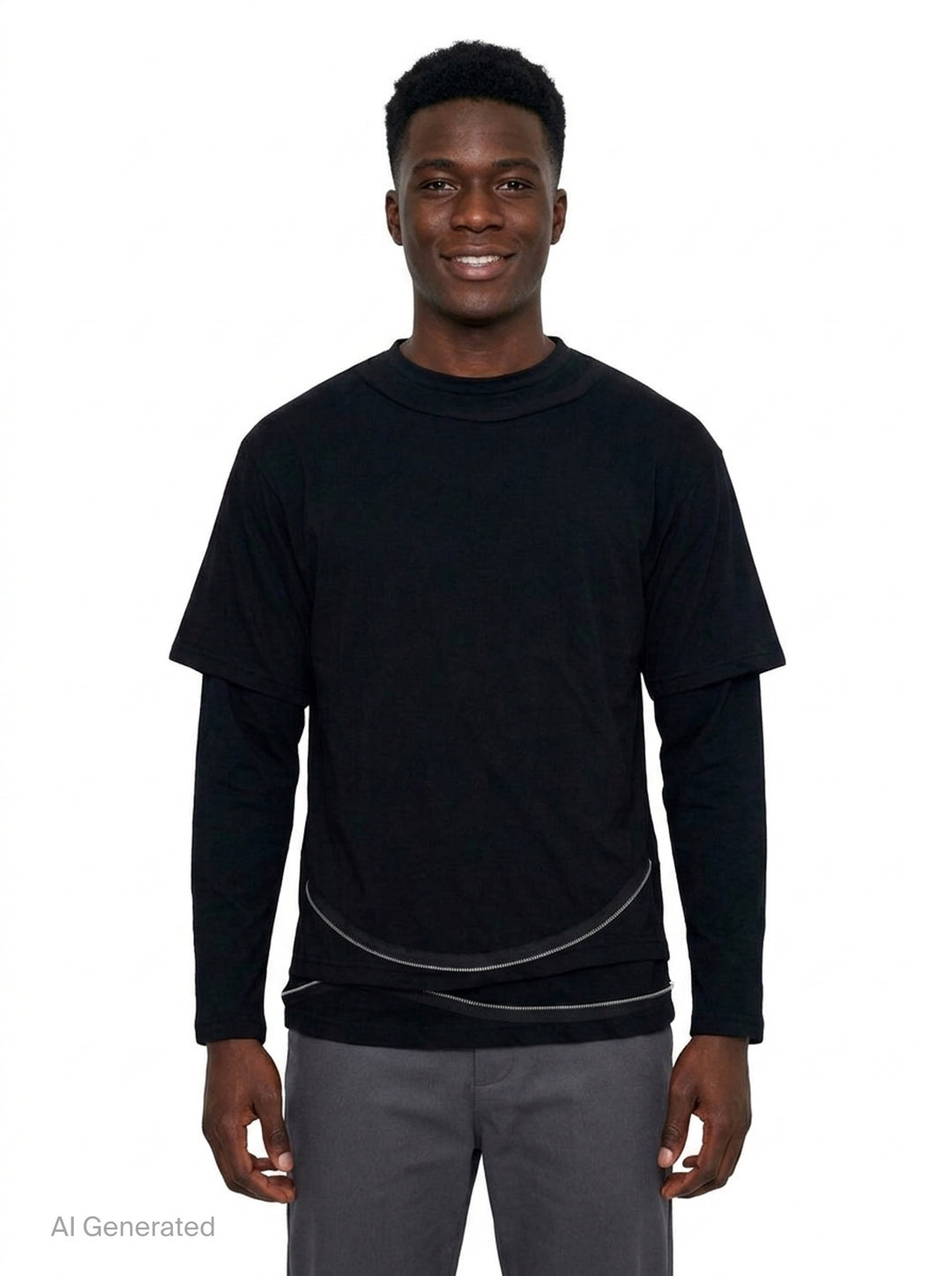 Layered Long Sleeve Tee | Undercover | Club21 - front