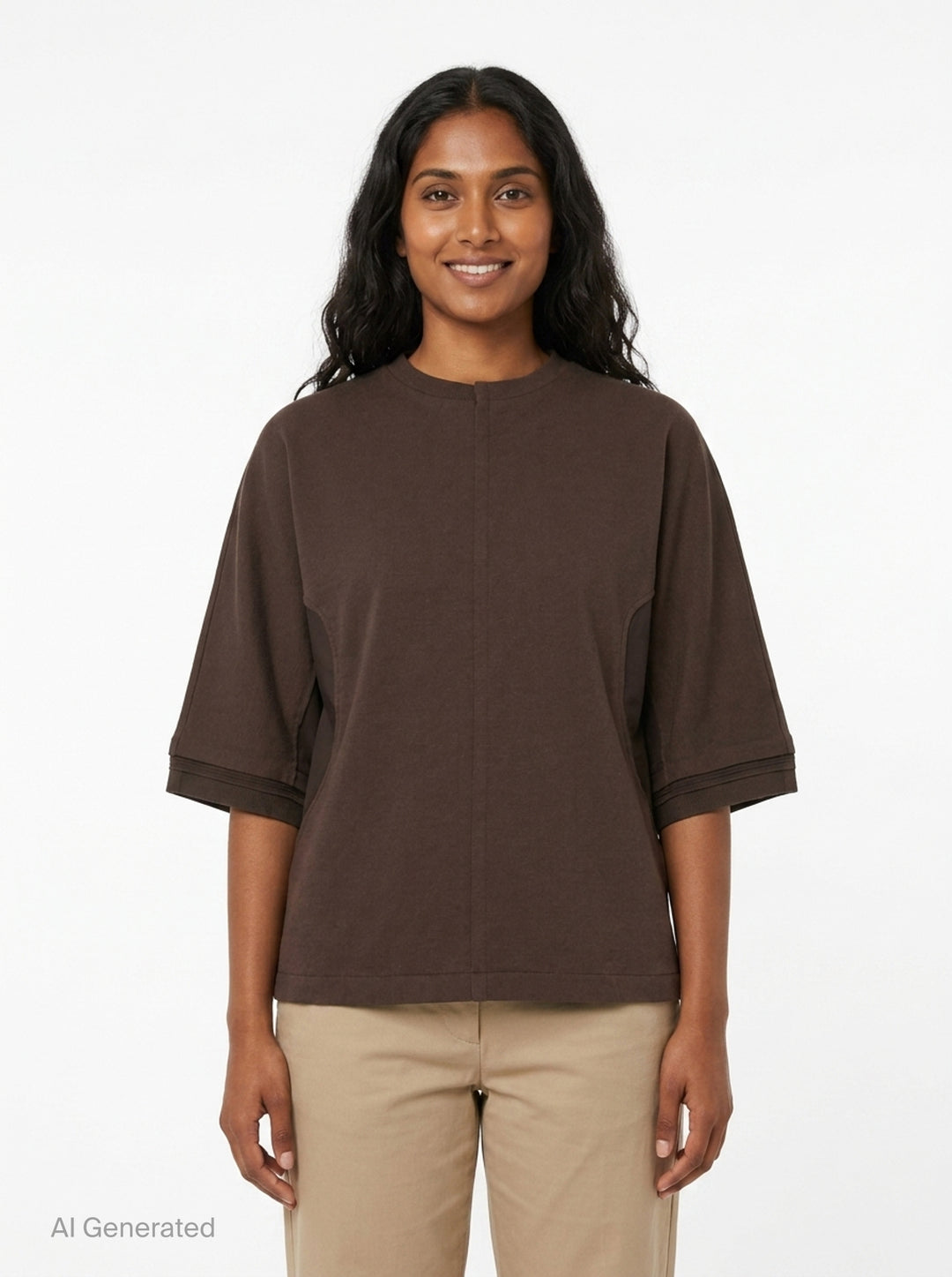 Middle Seam Detail Tee | Undercover | Club21 - front