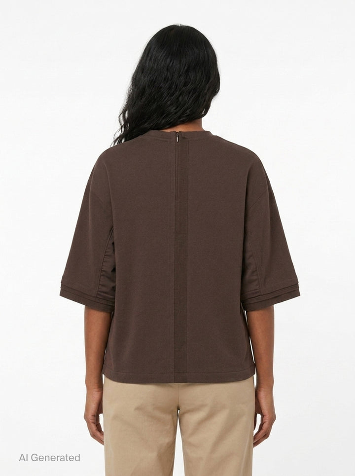 Middle Seam Detail Tee | Undercover | Club21 - back