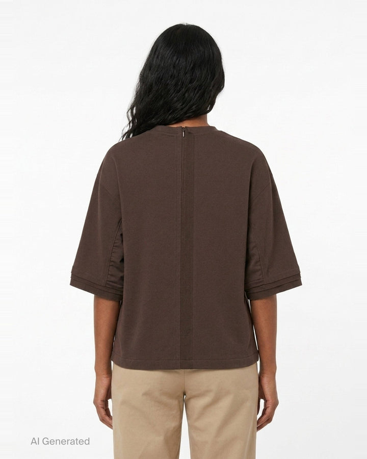 Middle Seam Detail Tee | Undercover | Club21 - back