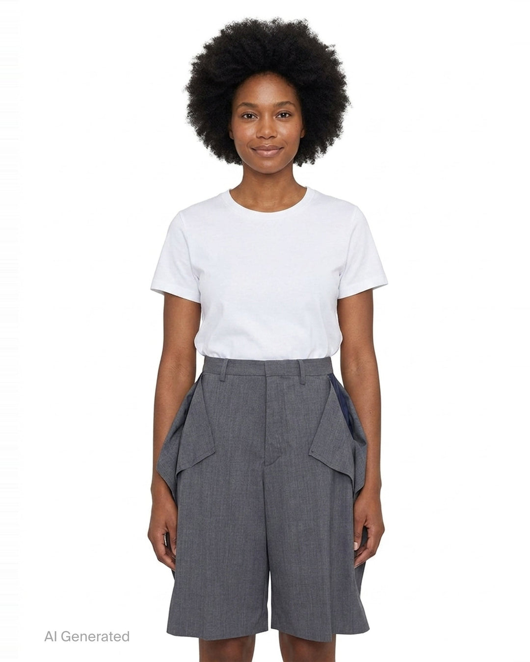 Tailored Side Flap Shorts | Undercover | Club21 - front