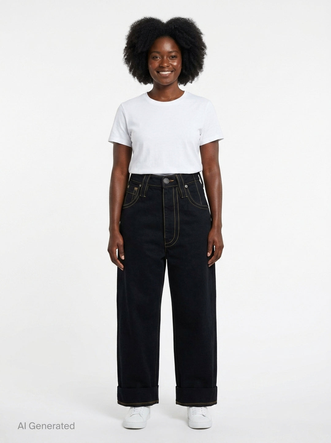 Baby Wide-Leg Jeans | Vaquera | Club21 - front