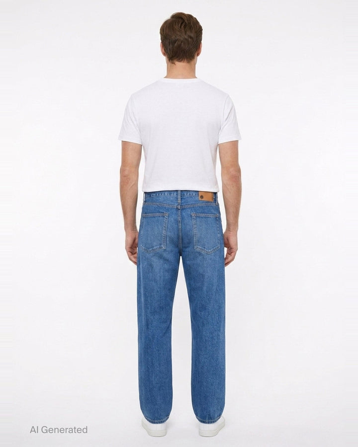 Baggy Patchwork Jeans | Vowels | Club21 - back