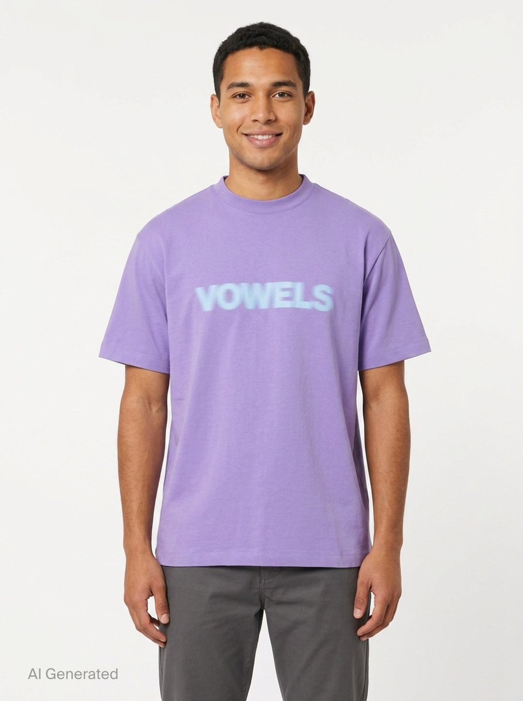 Blur Graphic Tee | Vowels | Club21 - front