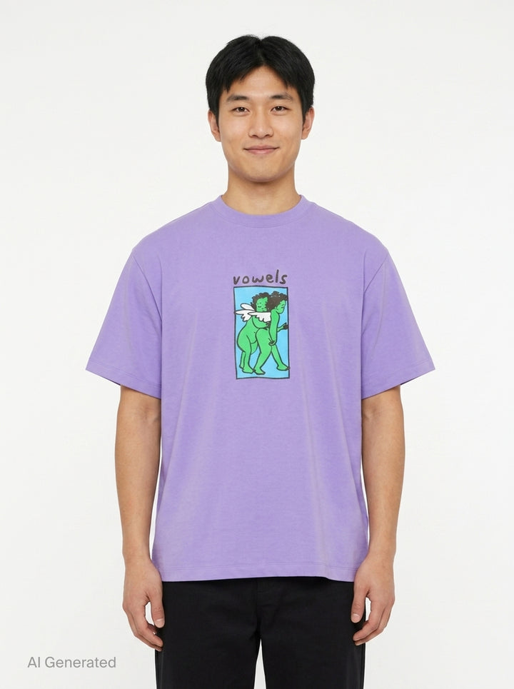 Cherub Graphic Tee | Vowels | Club21 - front