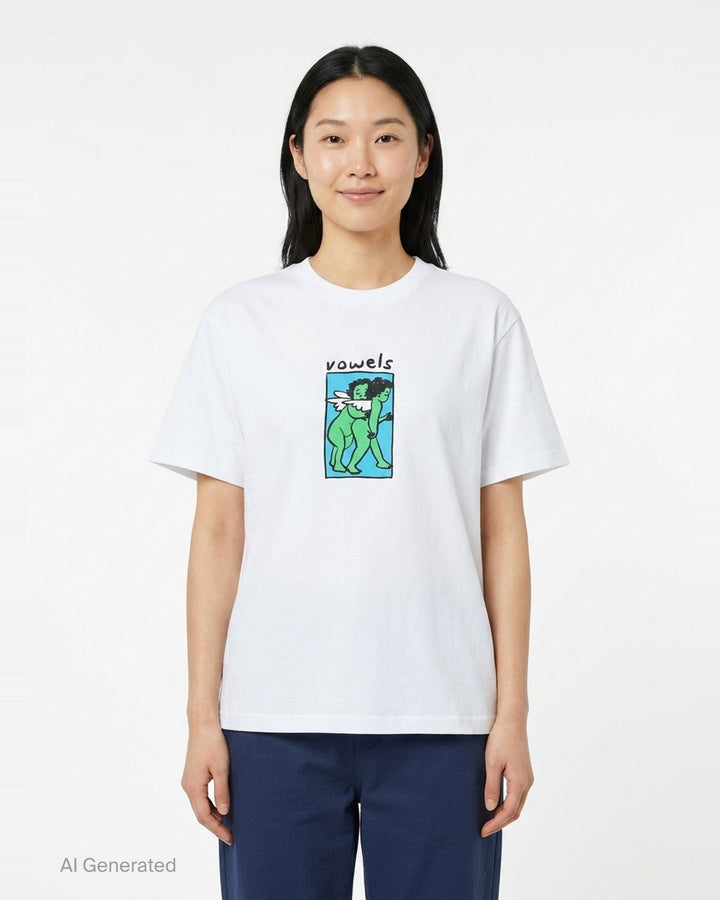 Cherub Graphic Tee | Vowels | Club21 - front