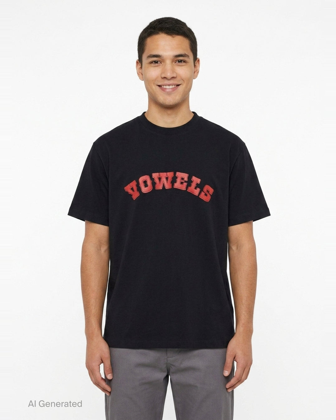 Cowboy Graphic Tee | Vowels | Club21 - front