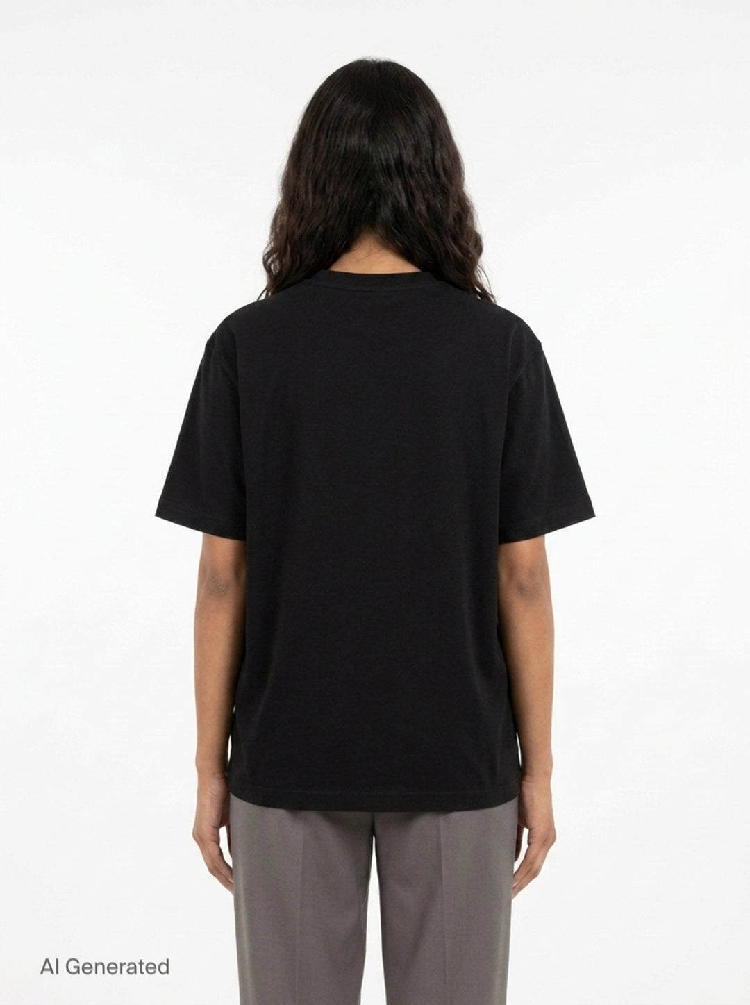 Black Lace Pattern Logo Tee | We11done | Club21 - back