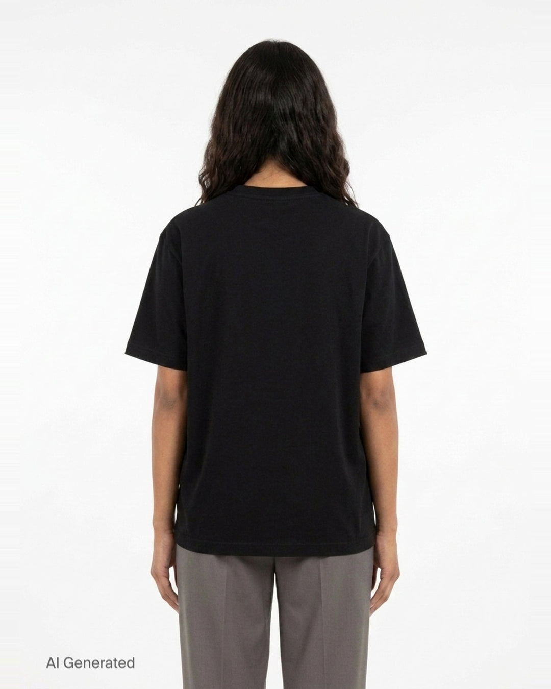 Black Lace Pattern Logo Tee | We11done | Club21 - back