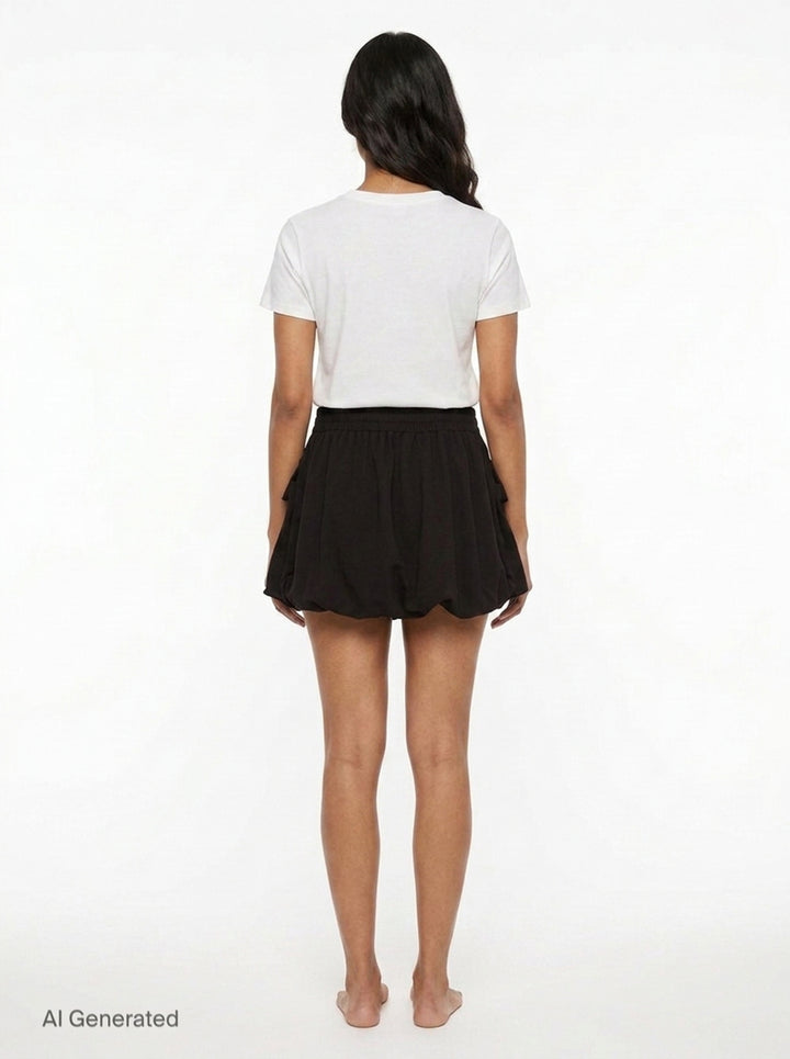 Bubble Jersey Mini Skirt | We11done | Club21 - back