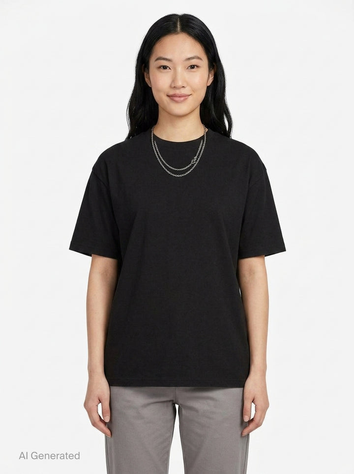 Chain Necklace T-Shirt | We11done | Club21 - front