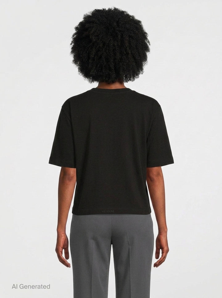Chain Print T-Shirt | We11done | Club21 - back