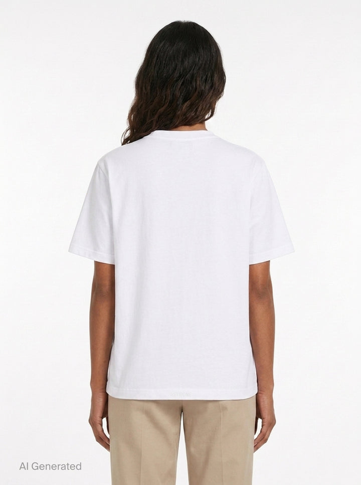 Lace Pattern Logo Tee | We11done | Club21 - back