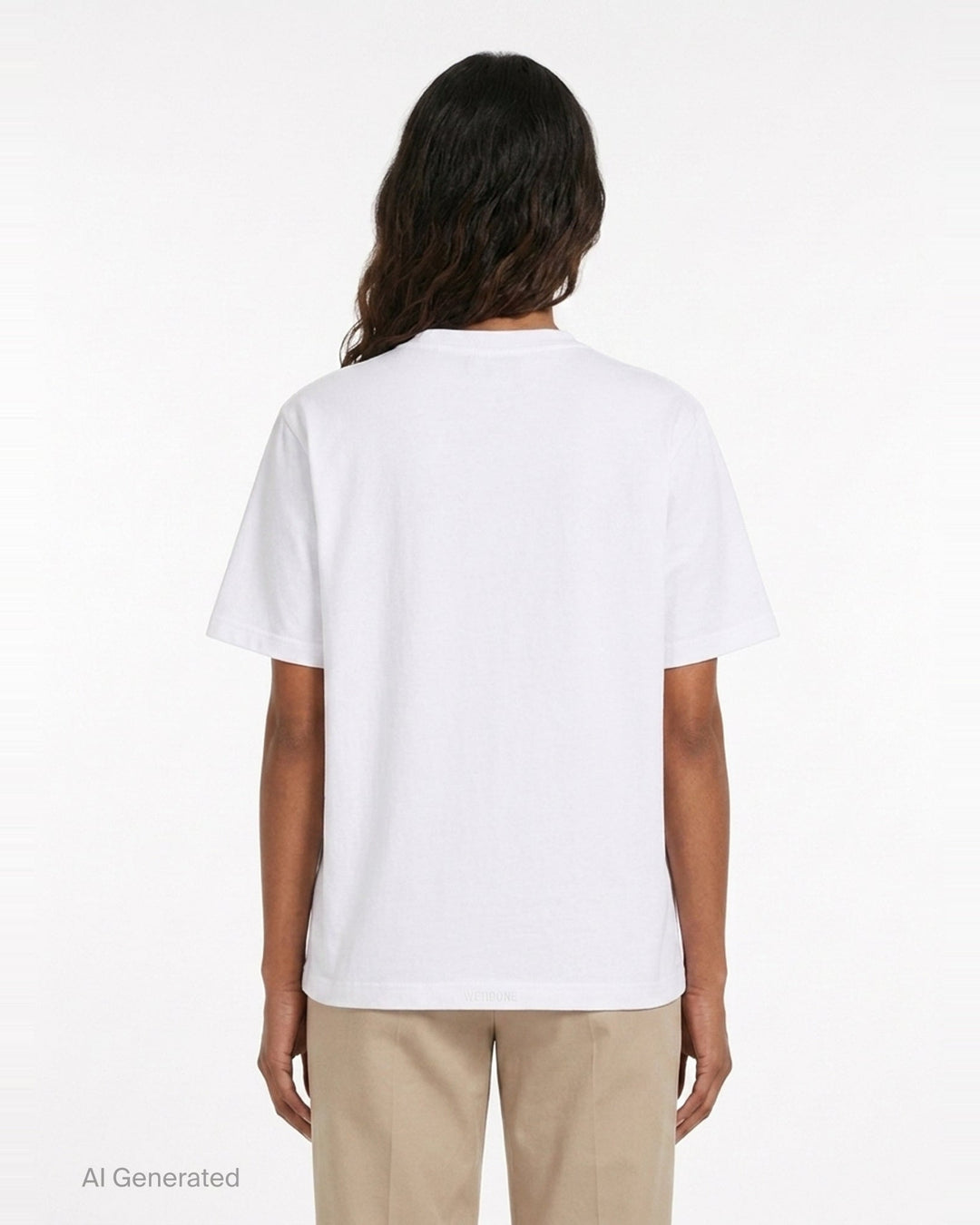 Lace Pattern Logo Tee | We11done | Club21 - back