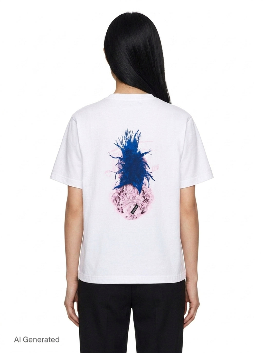 Pink Punk Teddy Tee | We11done | Club21 - back