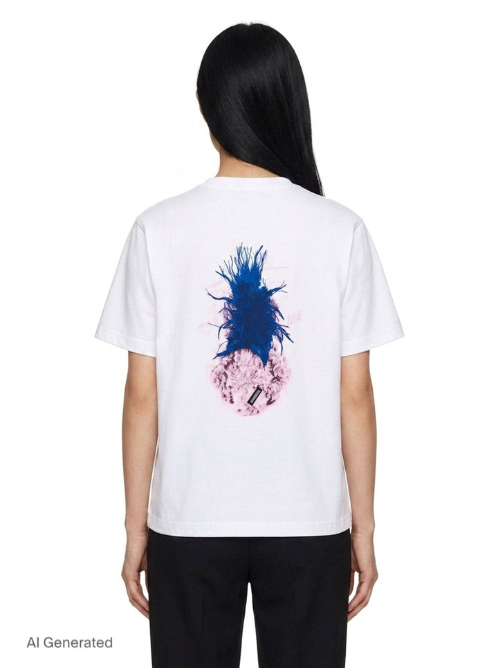 Pink Punk Teddy Tee | We11done | Club21 - back
