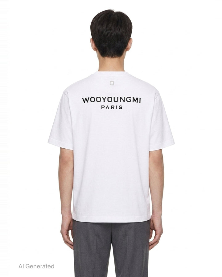 Back Logo Tee | Wooyoungmi | Club21 - back