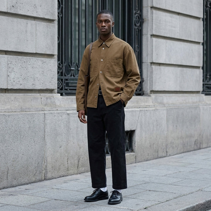 Long Sleeve Chino Shirt | Wooyoungmi | Club21 - lifestyle