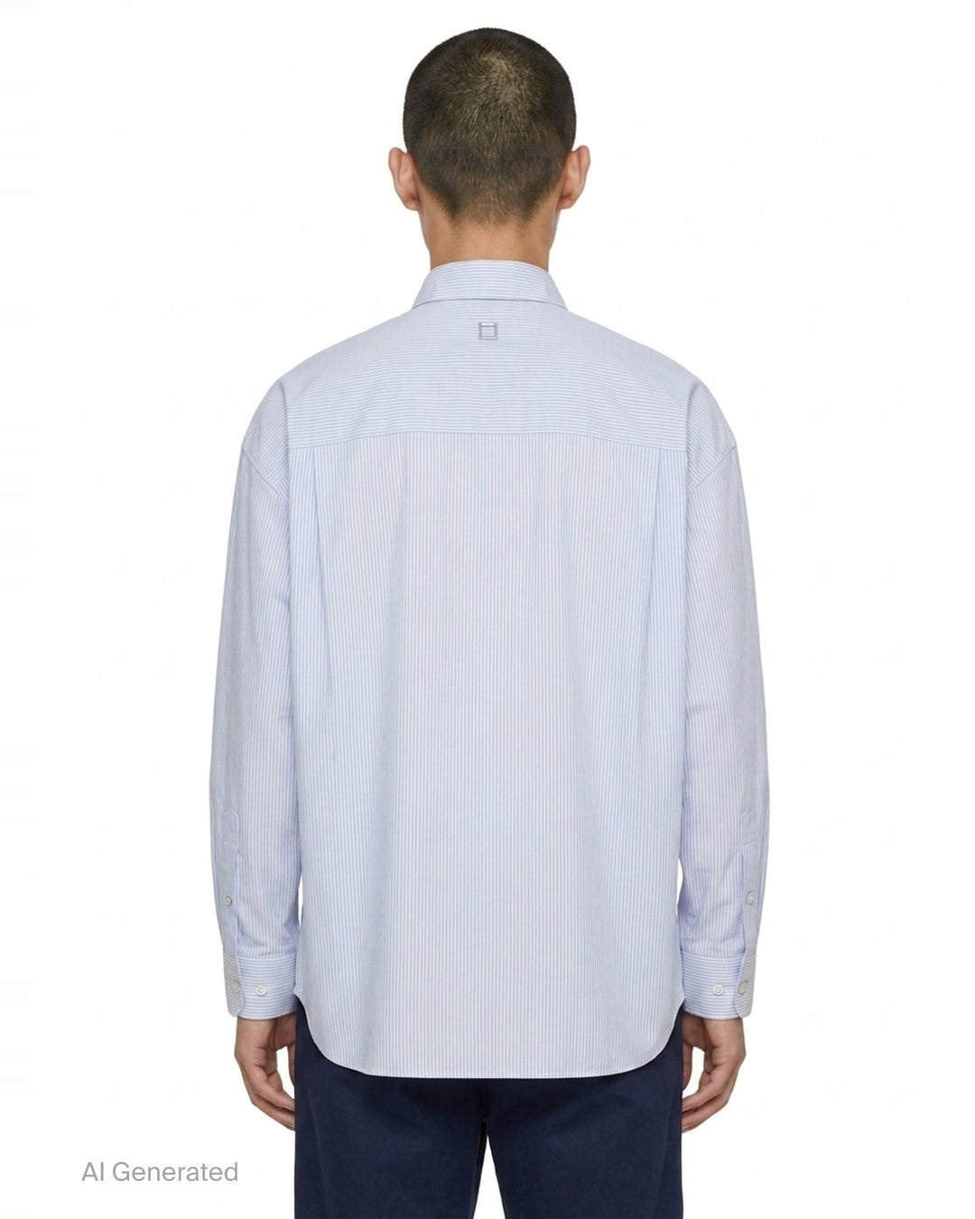 Long Sleeve Stripe Shirt | Wooyoungmi | Club21 - back