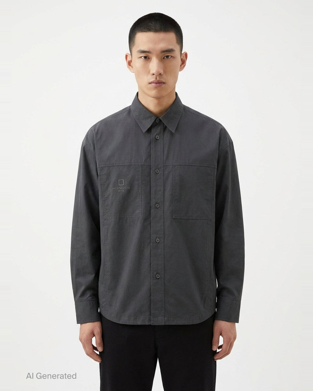 Nice Cotton Long Sleeve Shirt | Wooyoungmi | Club21 - front